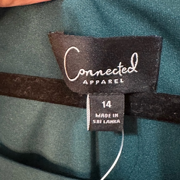 Connected Apparel Forest Geeen Long Sleeve Dress - Picture 4 of 6